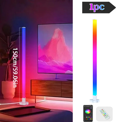GlowCorner™ – Lampa Podłogowa RGB LED, Smart