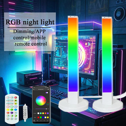 GlowCorner™ – Lampa Podłogowa RGB LED, Smart